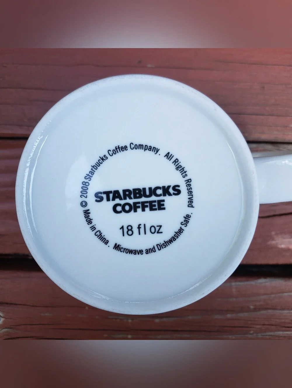 2008 Starbucks Coffee Company San Antonio 'Alamo City' Coffee Mug - 18 fl oz